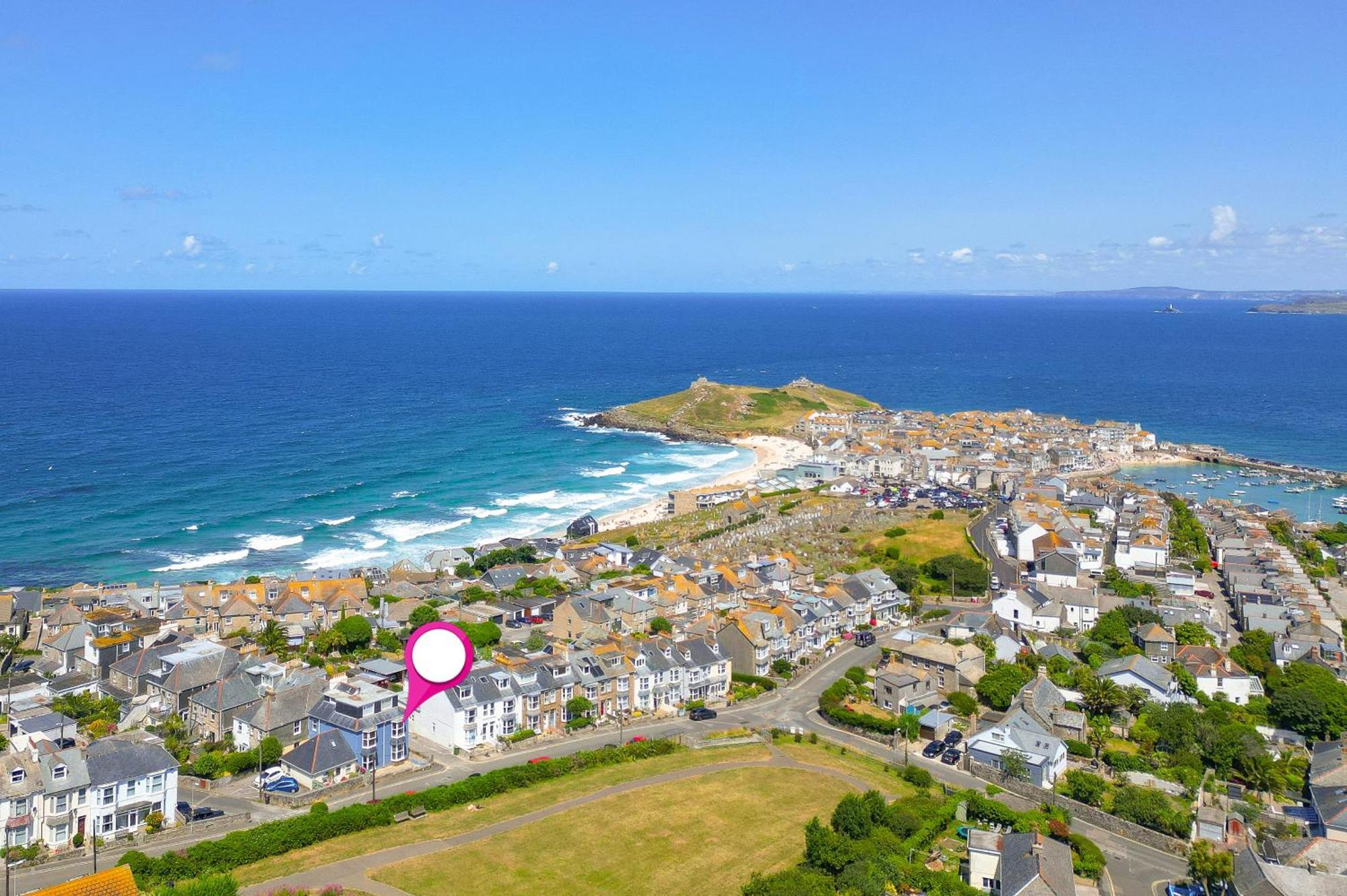 Seabreeze 3 - Seaview & Parking Appartement St Ives Buitenkant foto